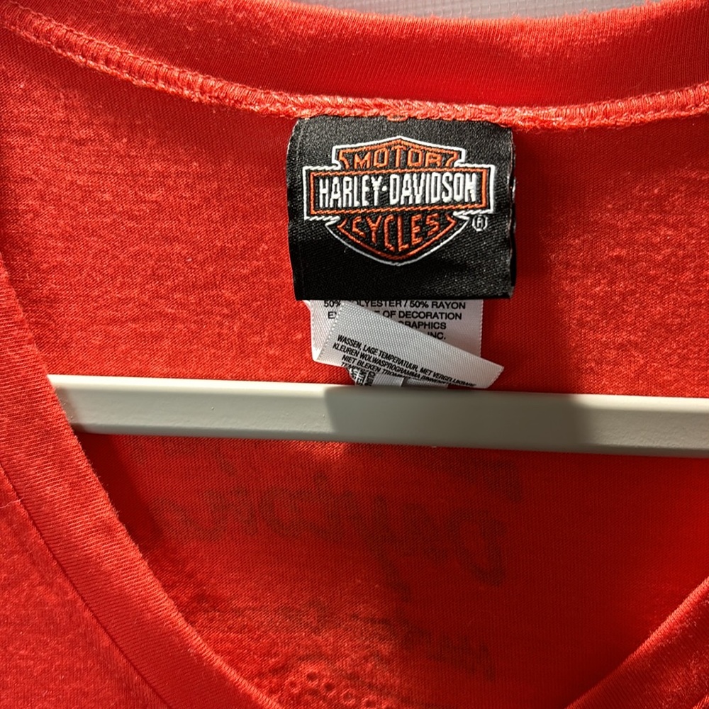 Ladies short sleeve tshirt Harley Davidson - Picture 3 of 6